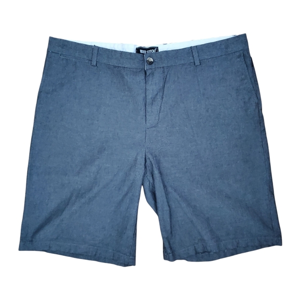 Wicked Stitch Shorts Mens Sz 42 Gray Dress Chino Work‎ Pockets Golf Office - Picture 1 of 9